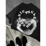 American Smoke  Love Letter Loose  T-Shirt (Black)